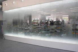 Bild von der Vitrine