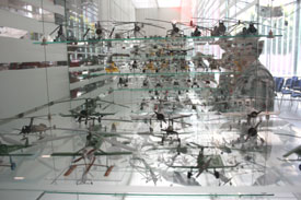 Bild von Modellen in der Vitrine
