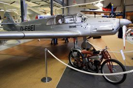 Ansicht von der Bf 108 B-1 mit der Z&uuml;ndapp Z-300