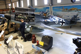 Ansicht von der Bf 109 G-2