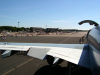 Vorfeld des Fliegerhorstes