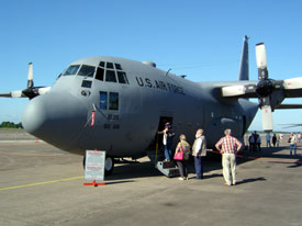 C-130 der USAF von au�en