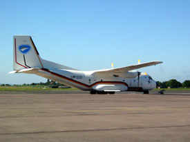 C-160-Jubil�umsmaschine von hinten rechts