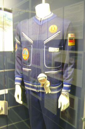 Das Sandm&auml;nnchen war sogar mit zur Raumstation Saljut 6