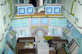 Das ehemalige Gehirn der MIR-Station