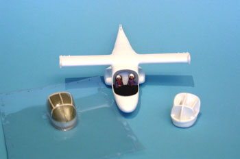 Bild vom Rohbau der Bell XV-15 NASA 703