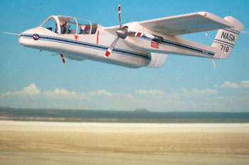Bild von der North American Rockwell OV-10A NASA 718