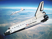 Bild vom Modell des Orbiter Vehicle OV-103 Discovery