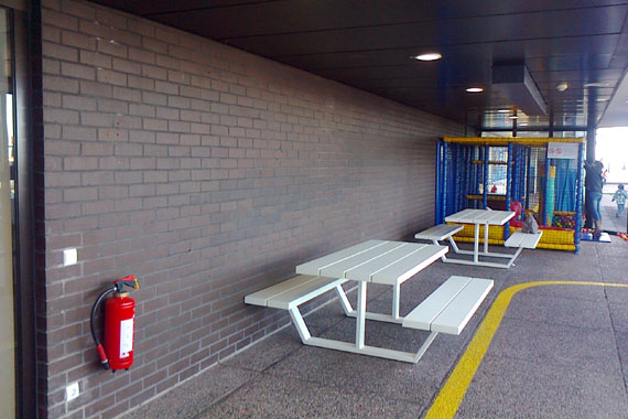 Foto von der Flughafen-Aussichtsterrasse