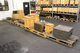 Bild von f&uuml;nf Europapaletten