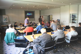 Bild im Vortragsraum