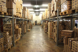 Bild vom Versandlager