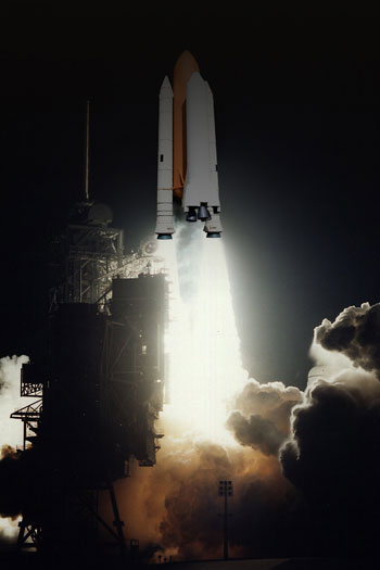 Bildcollage vom Shuttle-C