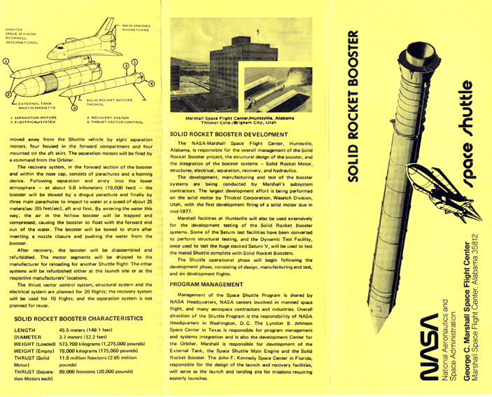 Titelseite des Faltblatts