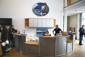 Bild vom EAC-Empfang im Foyer