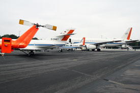 Bild von DLR-Forschungsflugzeugen