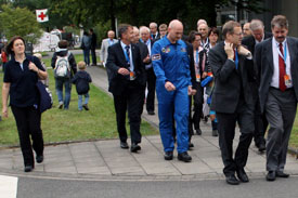 Bild von VIP�s auf dem DLR-Gel&auml;de