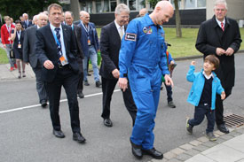 Bild von VIP�s auf dem DLR-Gel&auml;de