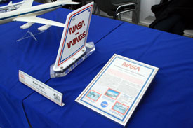 Bild im Ausstellungszelt