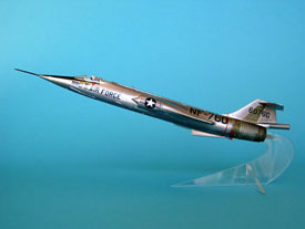 Die Lockheed NF-104A, Seitenansicht