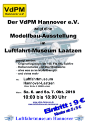Plakat f&uuml;r die VdPM-Ausstellung 2018 im Luftfahrt-Museum Laatzen