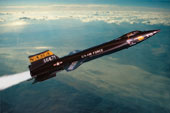 Bild vom Modell der North American Aviation X-15A-2